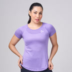 Camiseta Feminina Dry Fit New Lupus Roxo