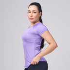 Camiseta Feminina Dry Fit New Lupus Roxo