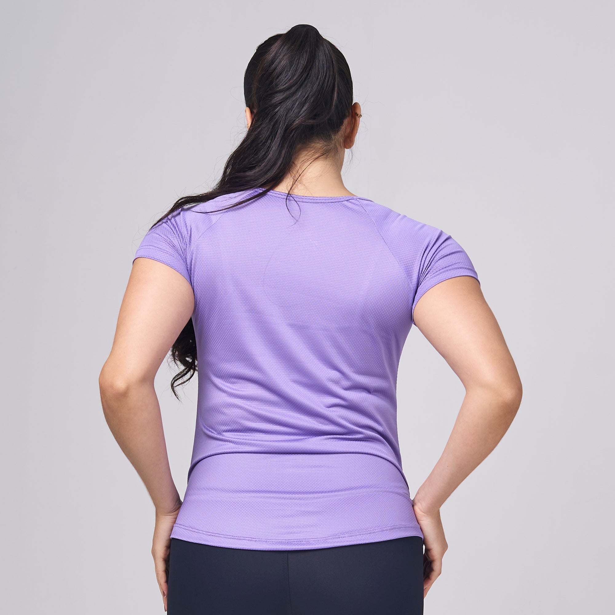 Camiseta Feminina Dry Fit New Lupus Roxo