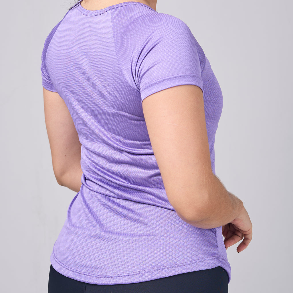 Camiseta Feminina Dry Fit New Lupus Roxo