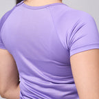 Camiseta Feminina Dry Fit New Lupus Roxo