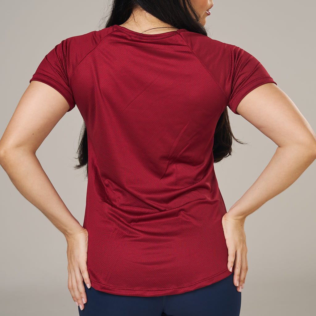 Camiseta Feminina Dry Fit New Lupus Vermelho Biking