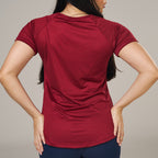 Camiseta Feminina Dry Fit New Lupus Vermelho Biking