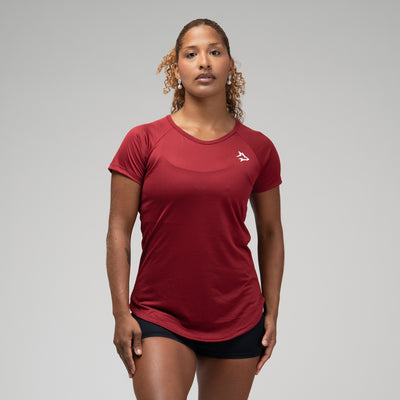 Camiseta Feminina Dry Fit New Lupus Vermelho Biking