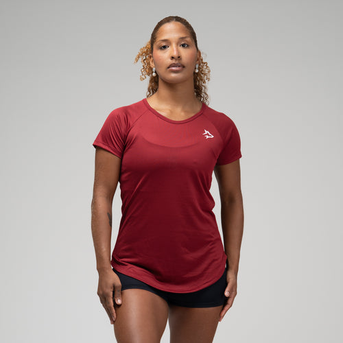 Camiseta Feminina Dry Fit New Lupus Vermelho Biking