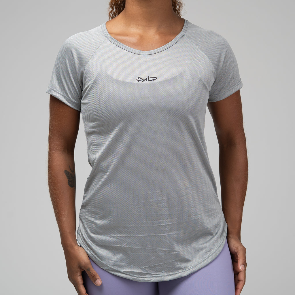 Camiseta Feminina Dry Fit New Tenacity Cinzinho