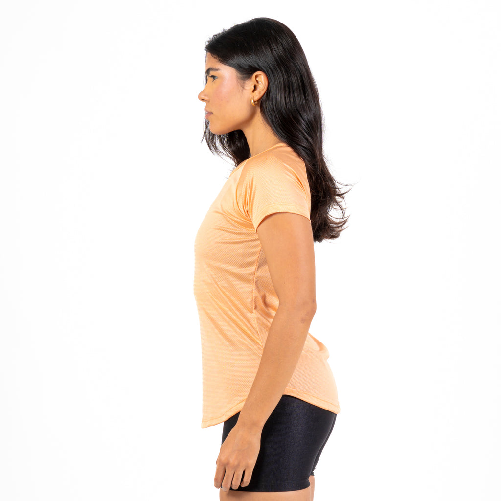 Camiseta Feminina Dry Fit New Tenacity Coral Suave
