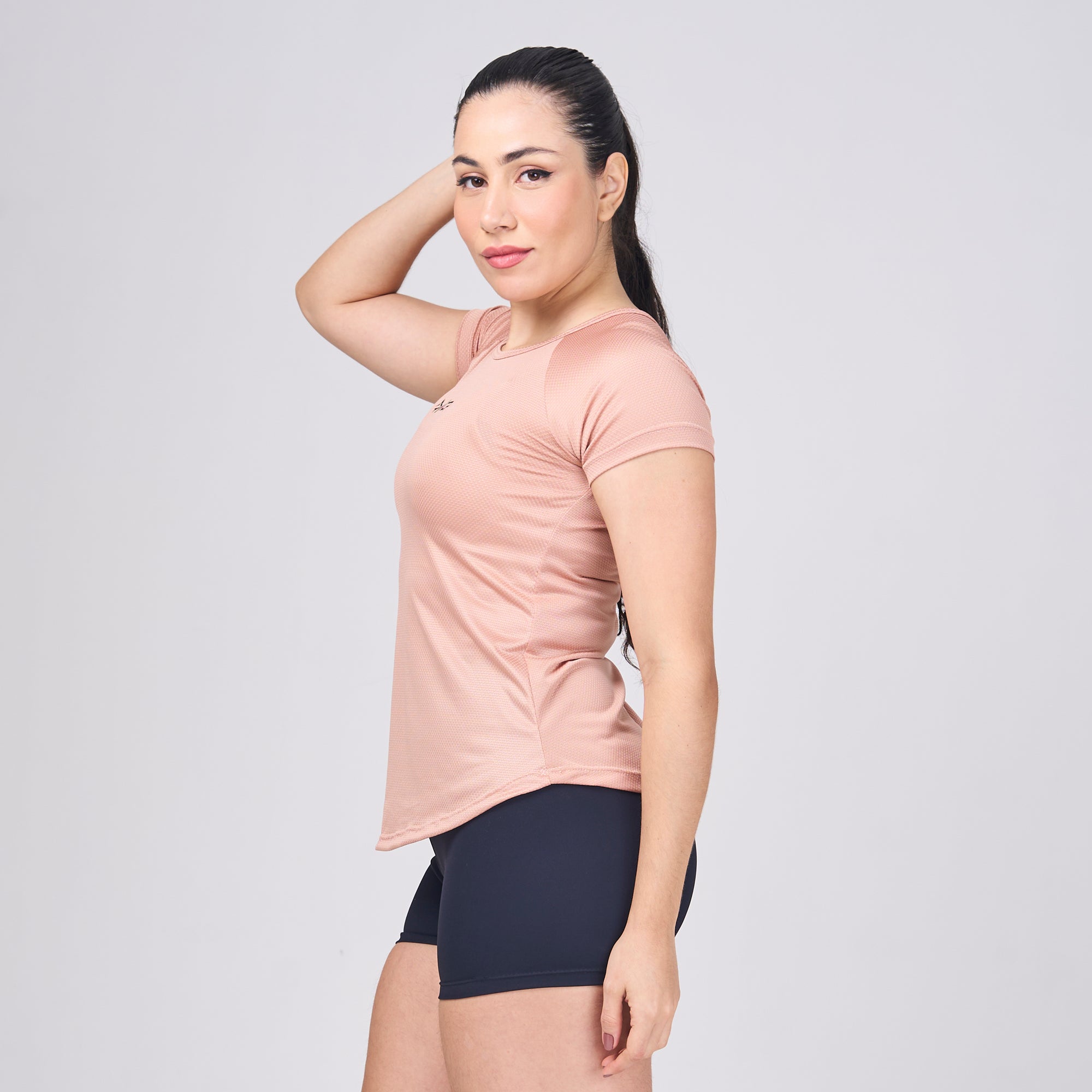 Camiseta Feminina Dry Fit New Tenacity Marrom Cappuccino