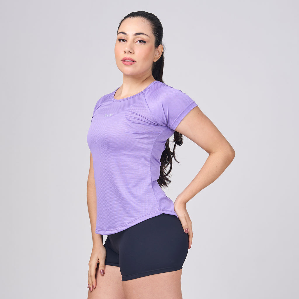 Camiseta Feminina Dry Fit New Tenacity Roxo