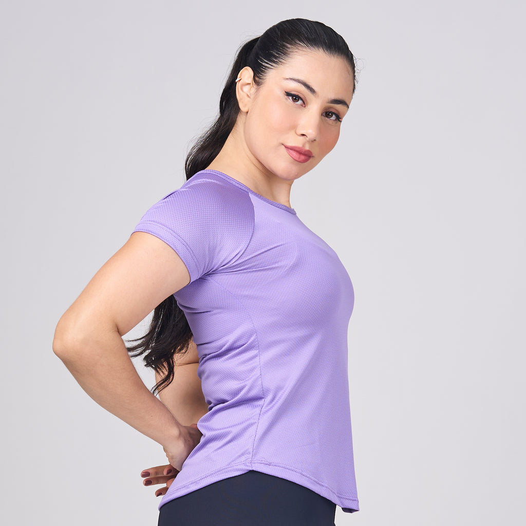 Camiseta Feminina Dry Fit New Tenacity Roxo