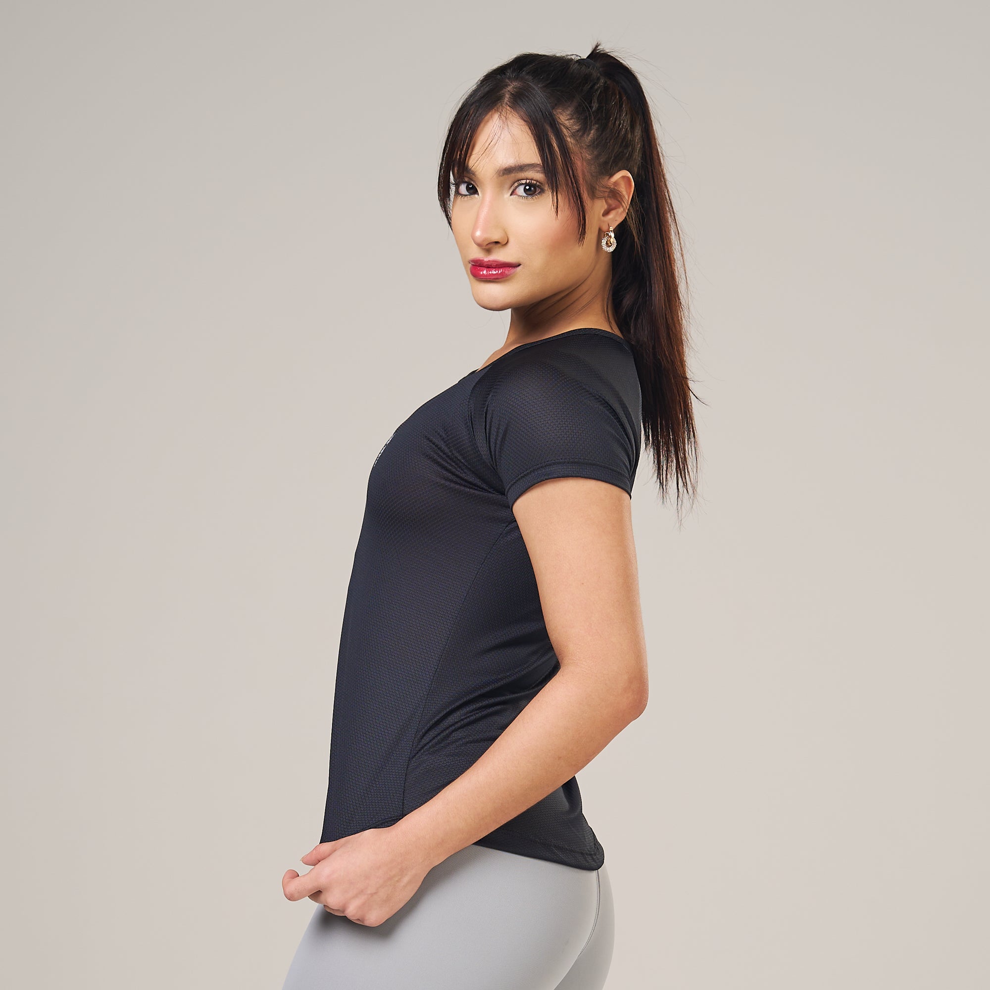 Camiseta Feminina Dry Fit Performance Black