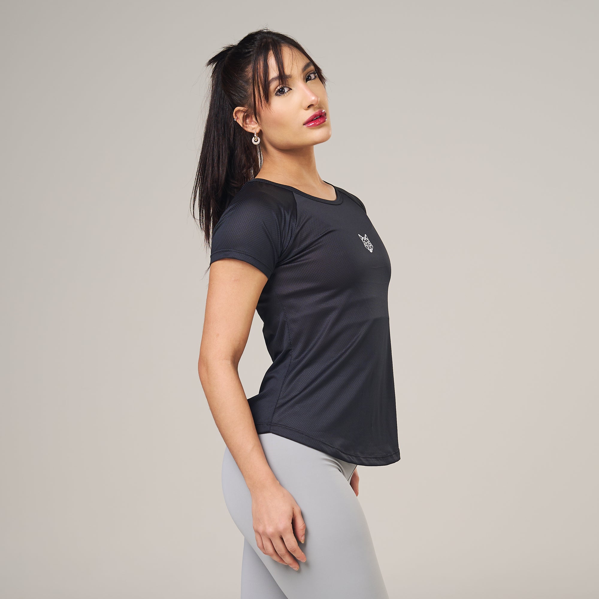 Camiseta Feminina Dry Fit Performance Black