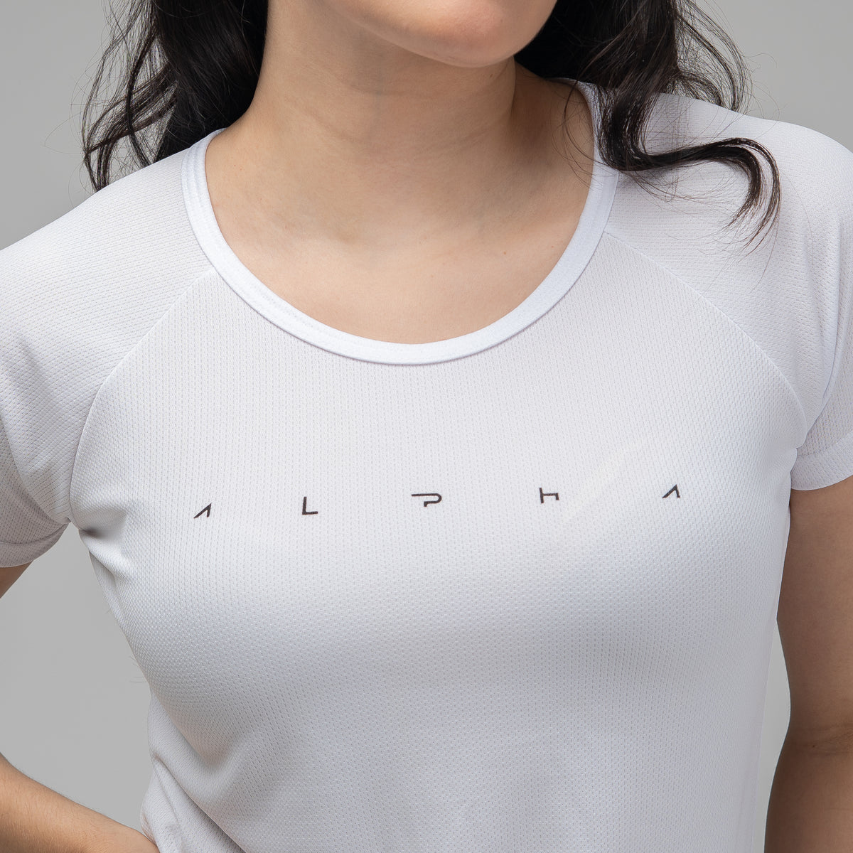 Camiseta Feminina Dry Fit Space Horizon Branco