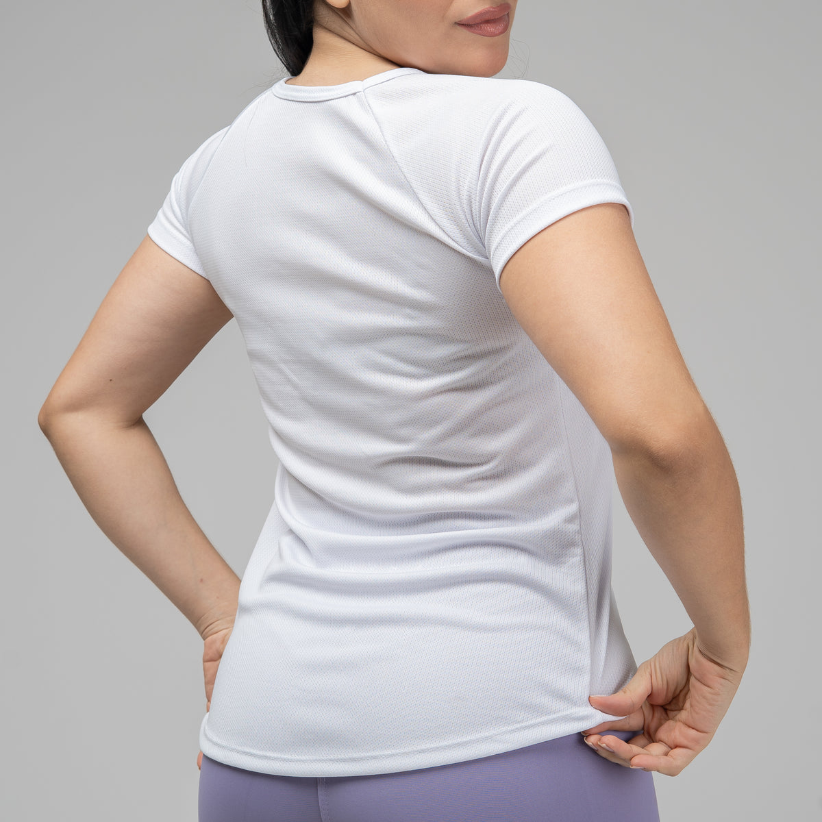 Camiseta Feminina Dry Fit Space Horizon Branco