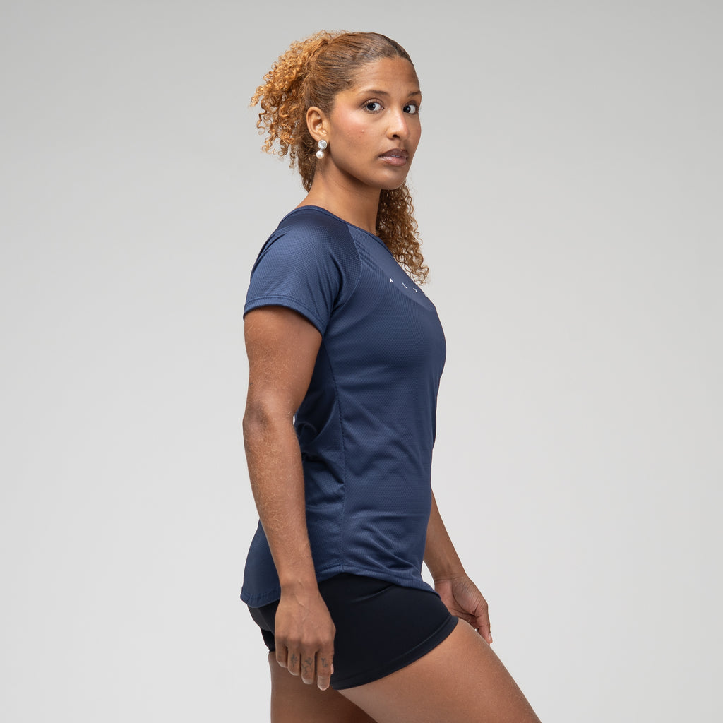 Camiseta Feminina Dry Fit Space Horizon Marinho