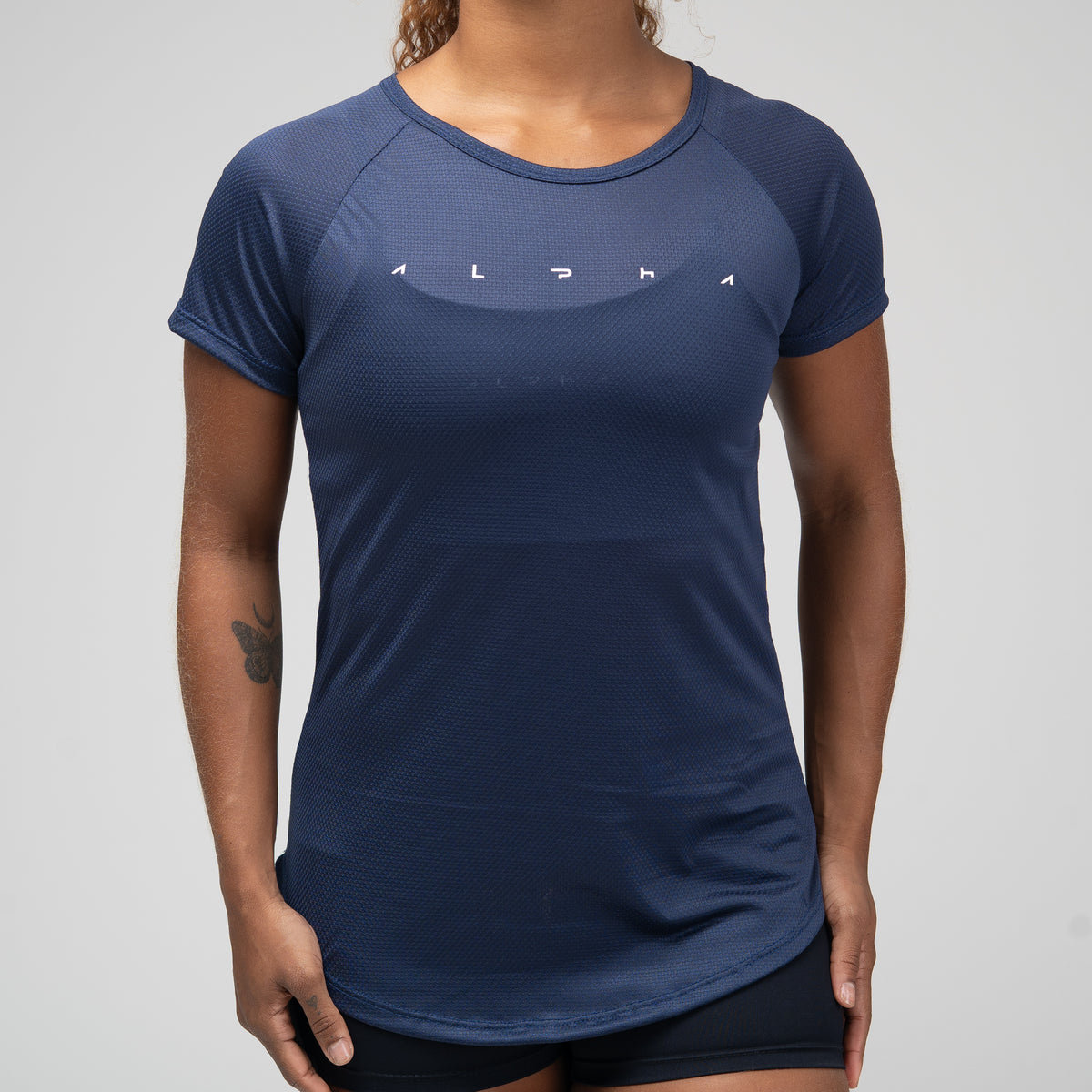 Camiseta Feminina Dry Fit Space Horizon Marinho