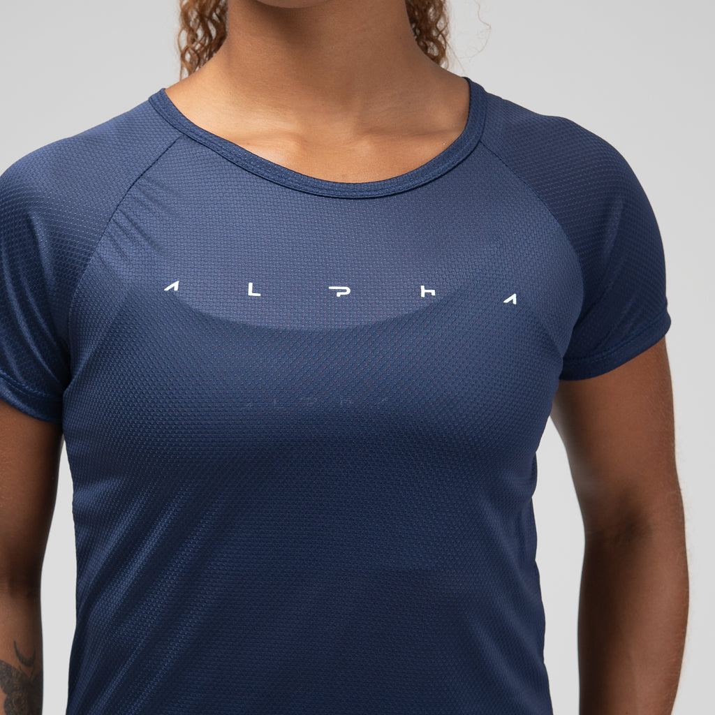 Camiseta Feminina Dry Fit Space Horizon Marinho