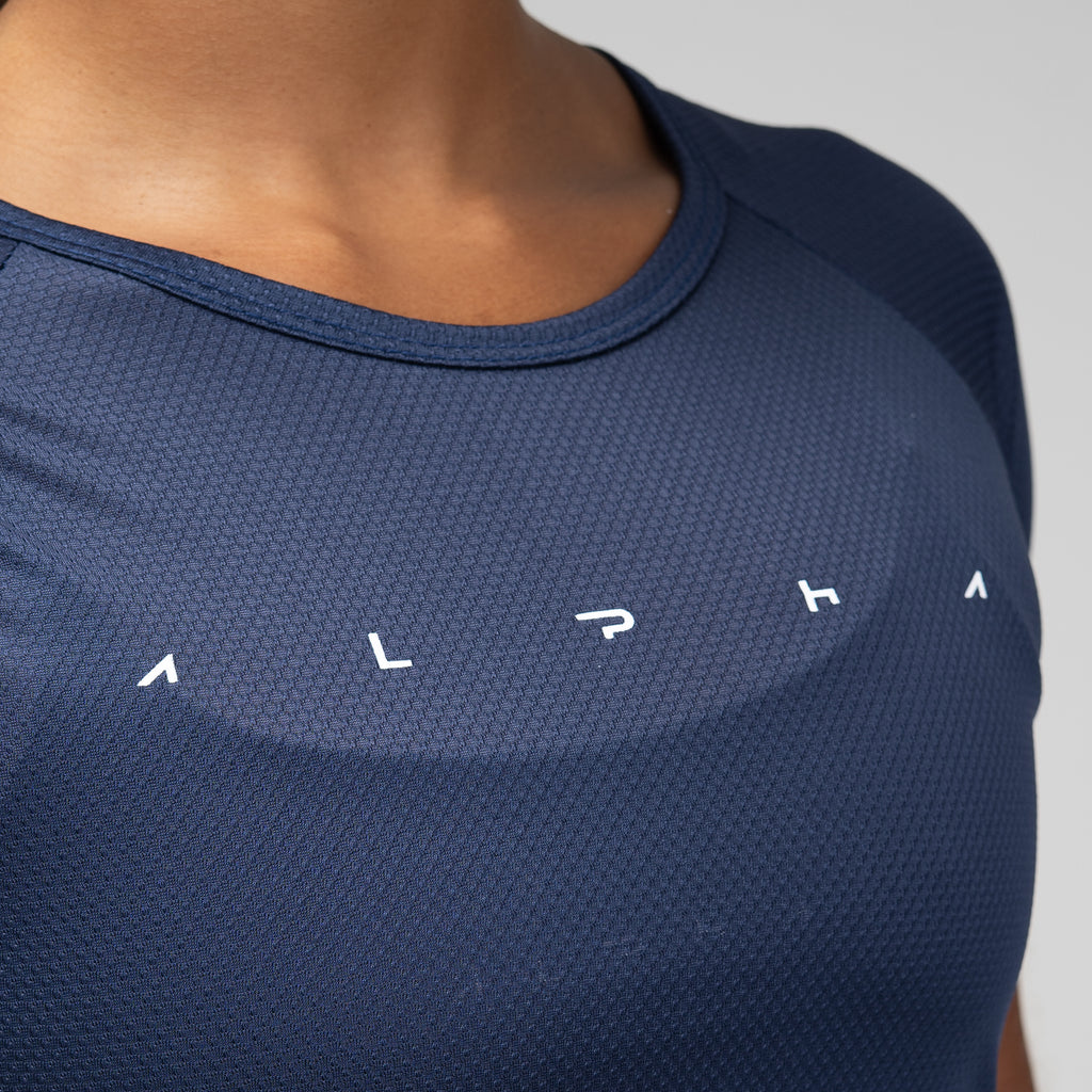 Camiseta Feminina Dry Fit Space Horizon Marinho