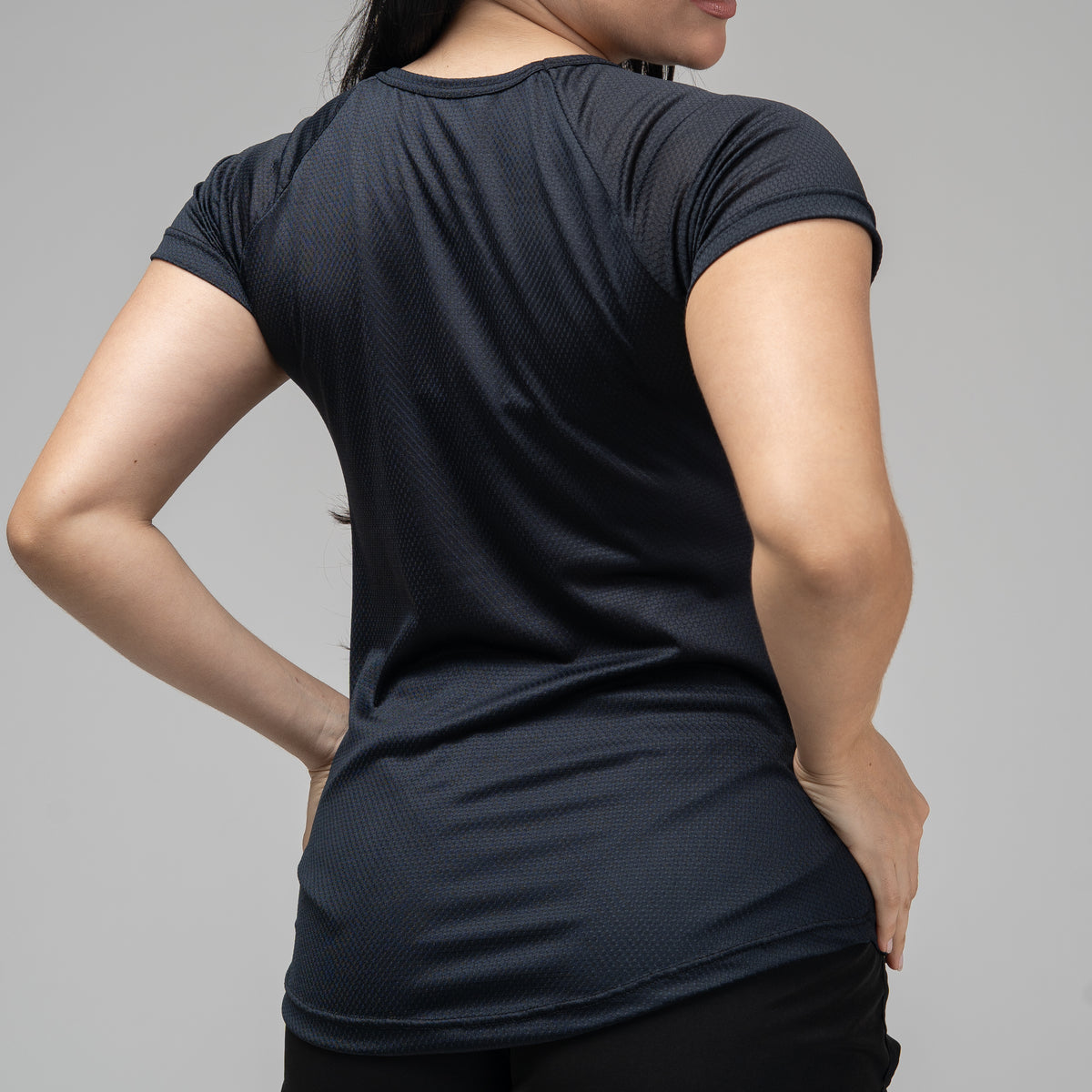 Camiseta Feminina Dry Fit Space Horizon Preto