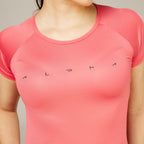 Camiseta Feminina Dry Fit Space Horizon Rosa Paraiso