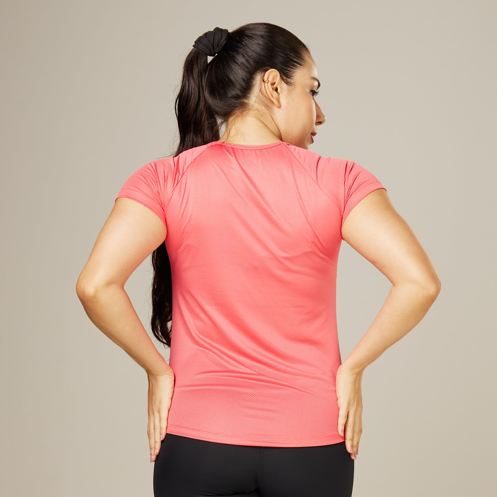 Camiseta Feminina Dry Fit Space Horizon Rosa Paraiso