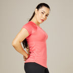 Camiseta Feminina Dry Fit Space Horizon Rosa Paraiso