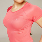Camiseta Feminina Dry Fit Space Horizon Rosa Paraiso