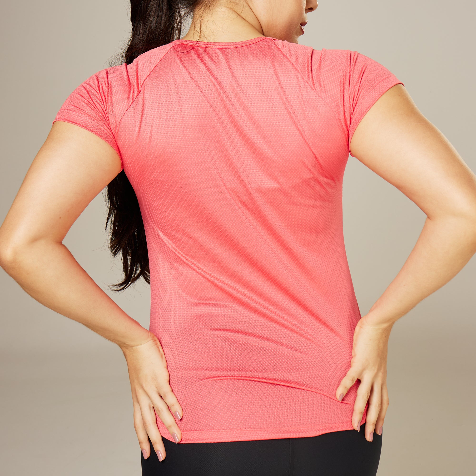 Camiseta Feminina Dry Fit Space Horizon Rosa Paraiso