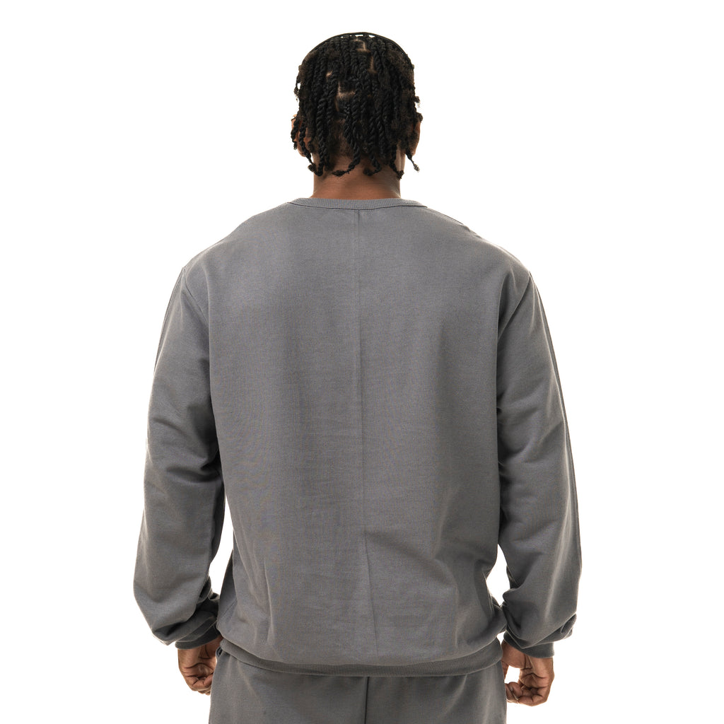 Camisa Moletom Manga Longa Chumbo Legacy