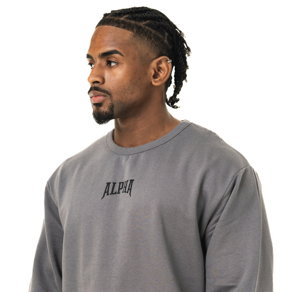 Camisa Moletom Manga Longa Chumbo Legacy