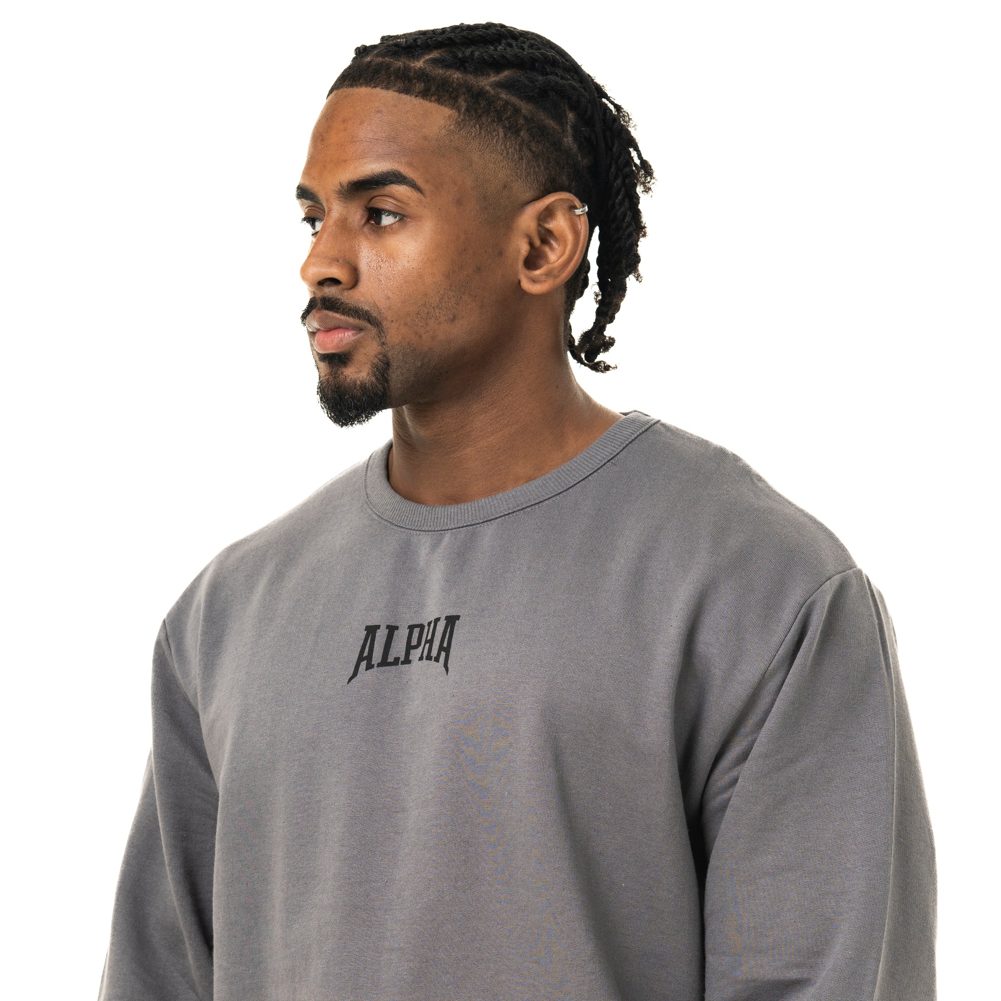 Camisa Moletom Manga Longa Chumbo Legacy