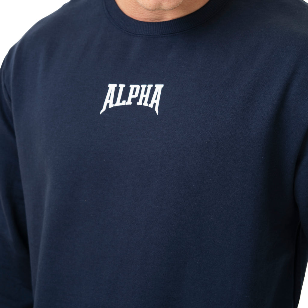 Camisa Moletom Manga Longa Marinho Legacy