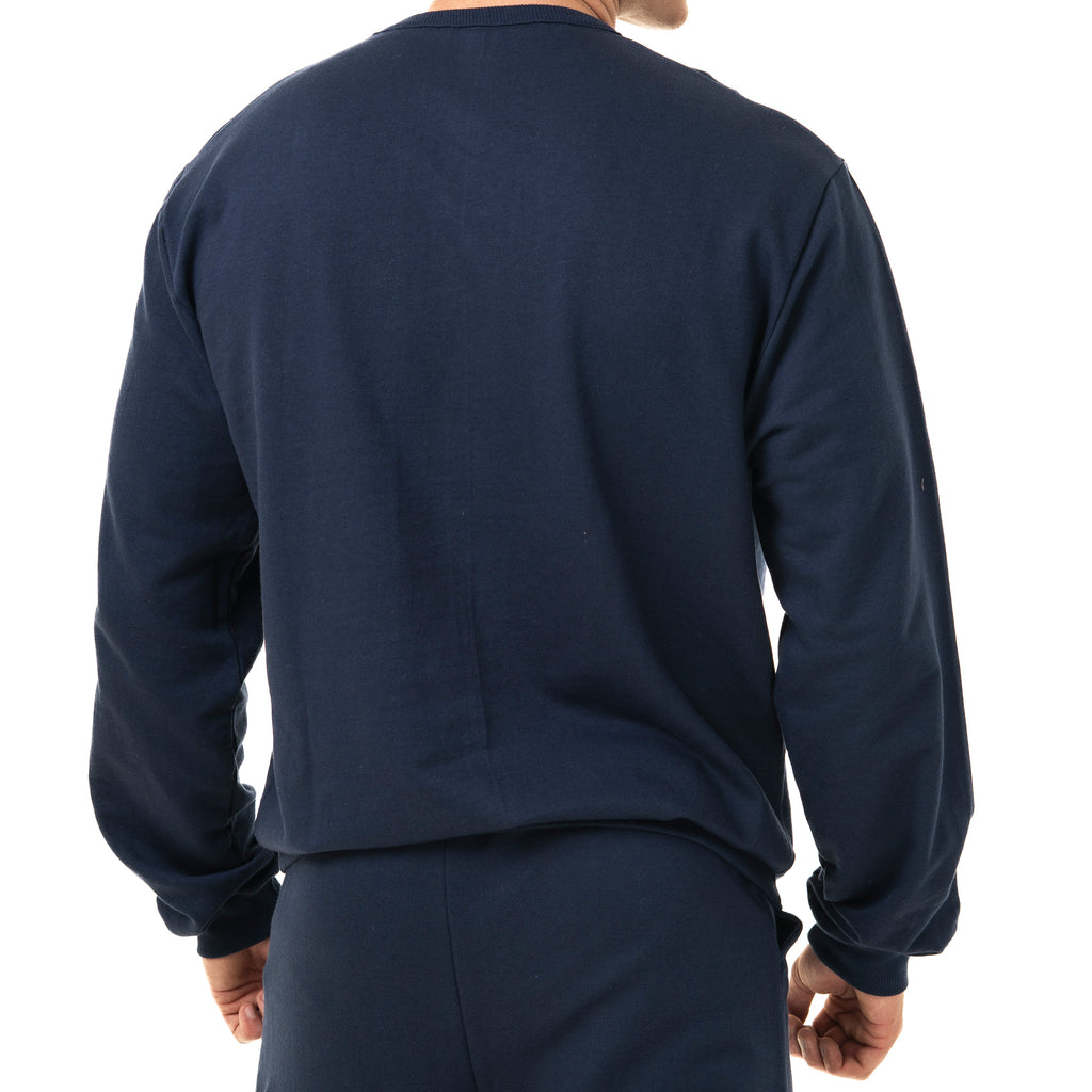 Camisa Moletom Manga Longa Marinho Legacy