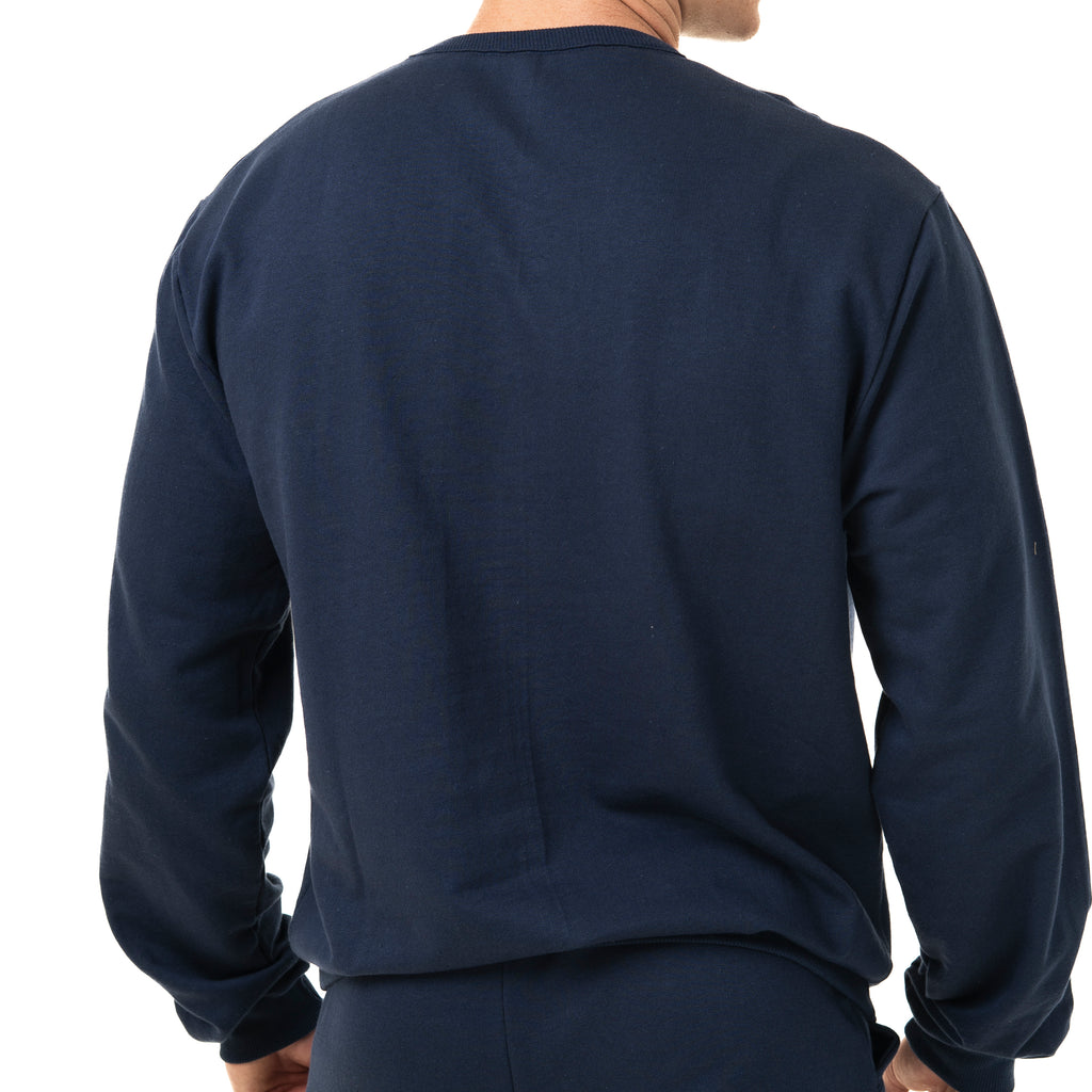 Camisa Moletom Manga Longa Marinho Legacy