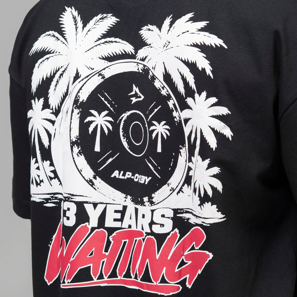 Camiseta Oversized Palm Coast Preto