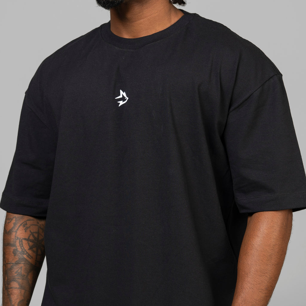 Camiseta Oversized Palm Coast Preto