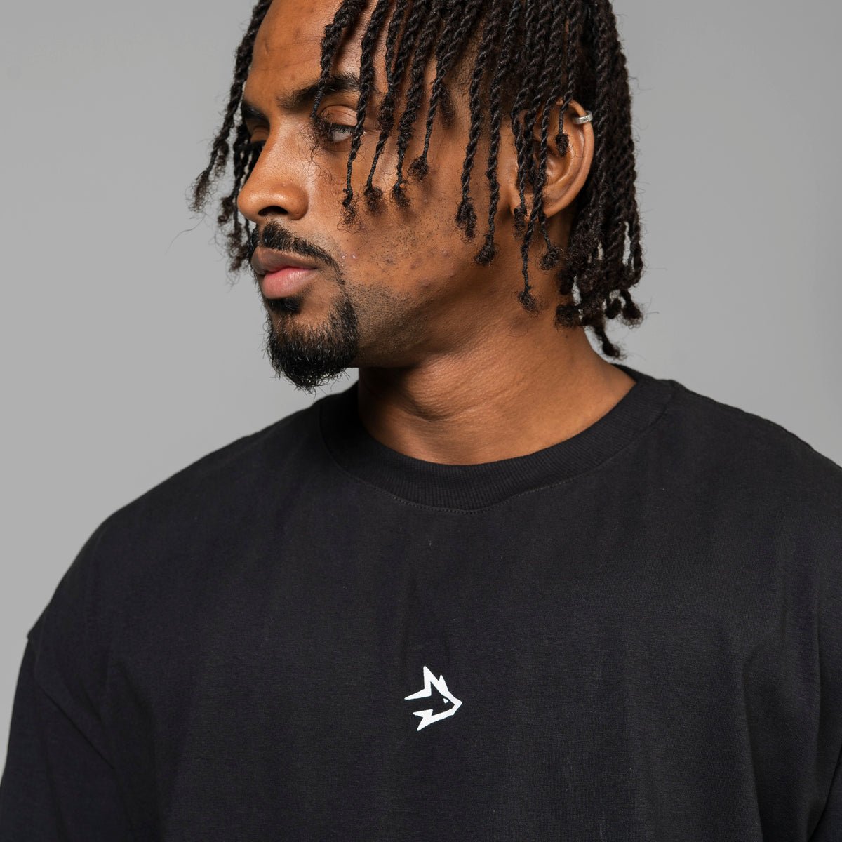 Camiseta Oversized Palm Coast Preto