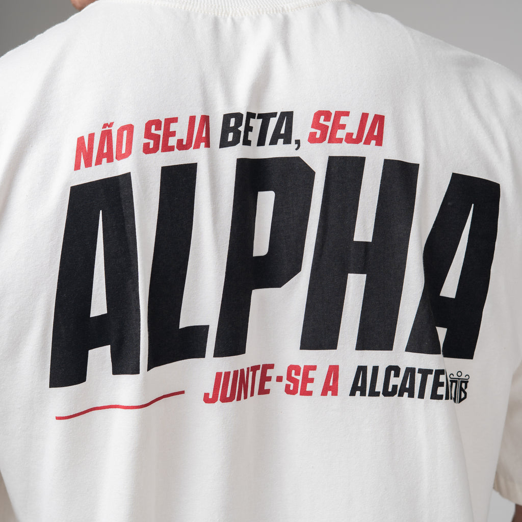 Camiseta Oversized Alfa Off White