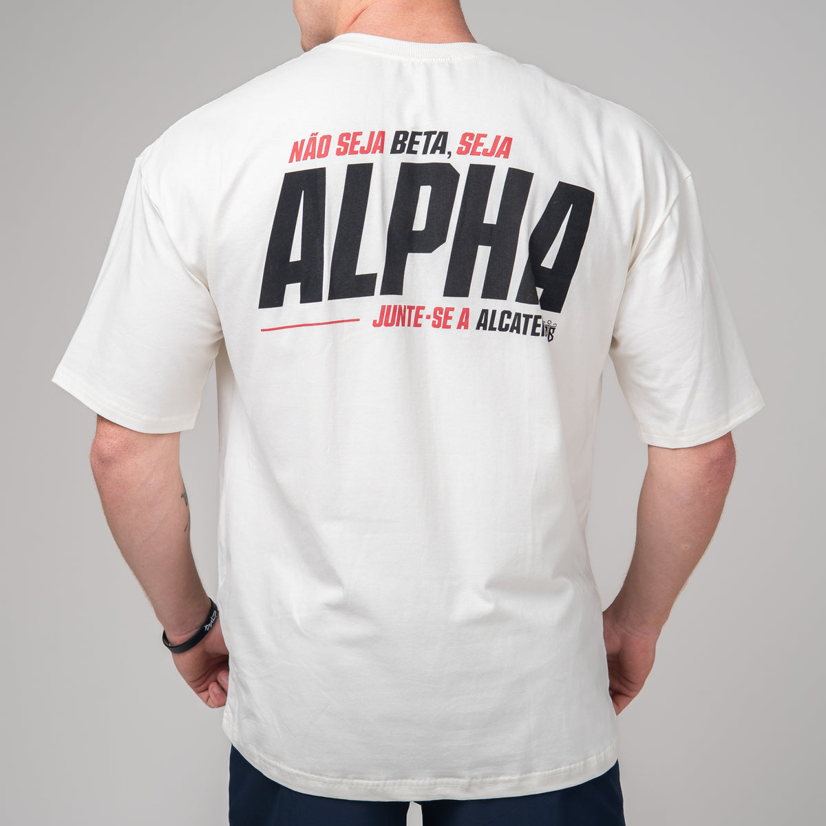Camiseta Oversized Alfa Off White