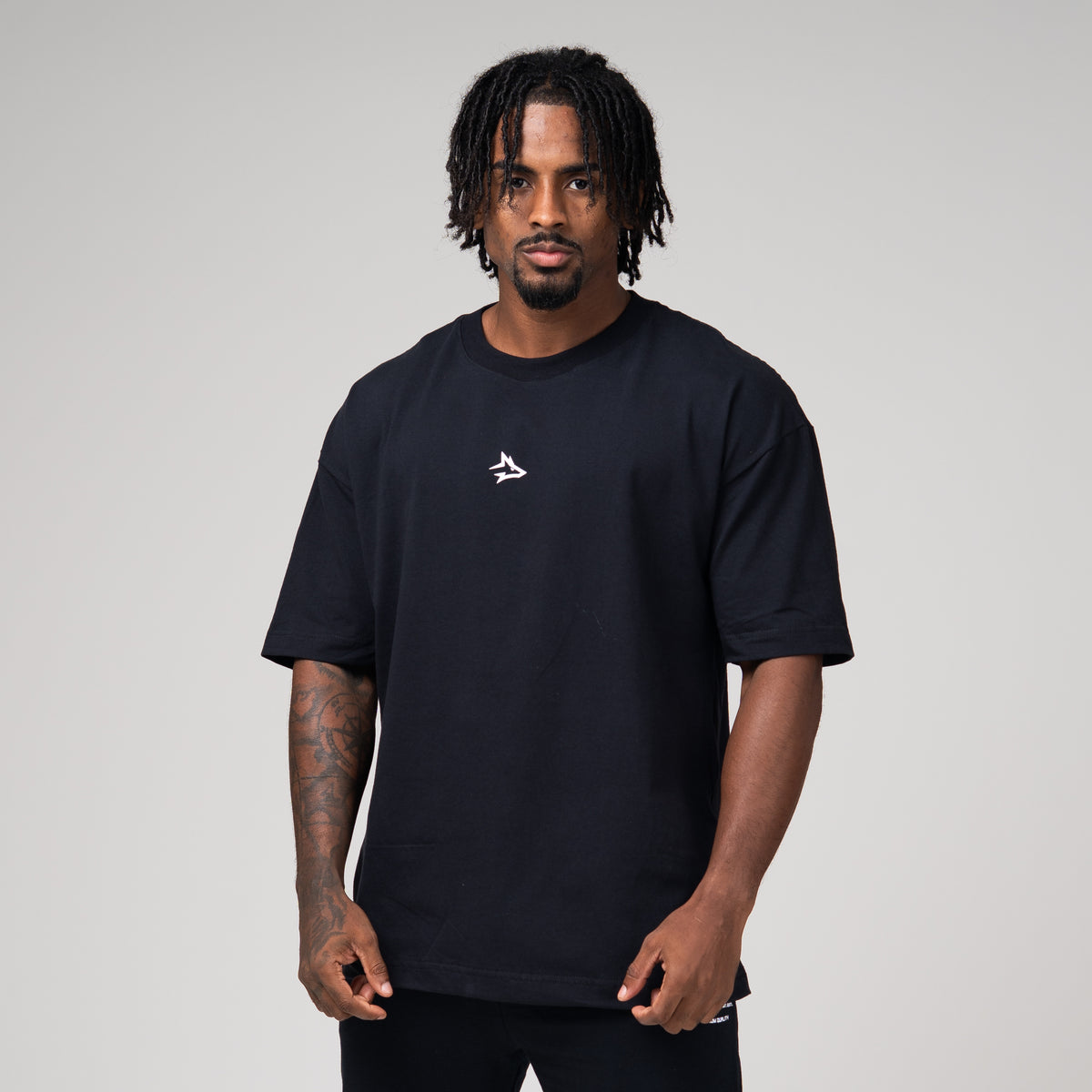 Camiseta Oversized Alfa Preto