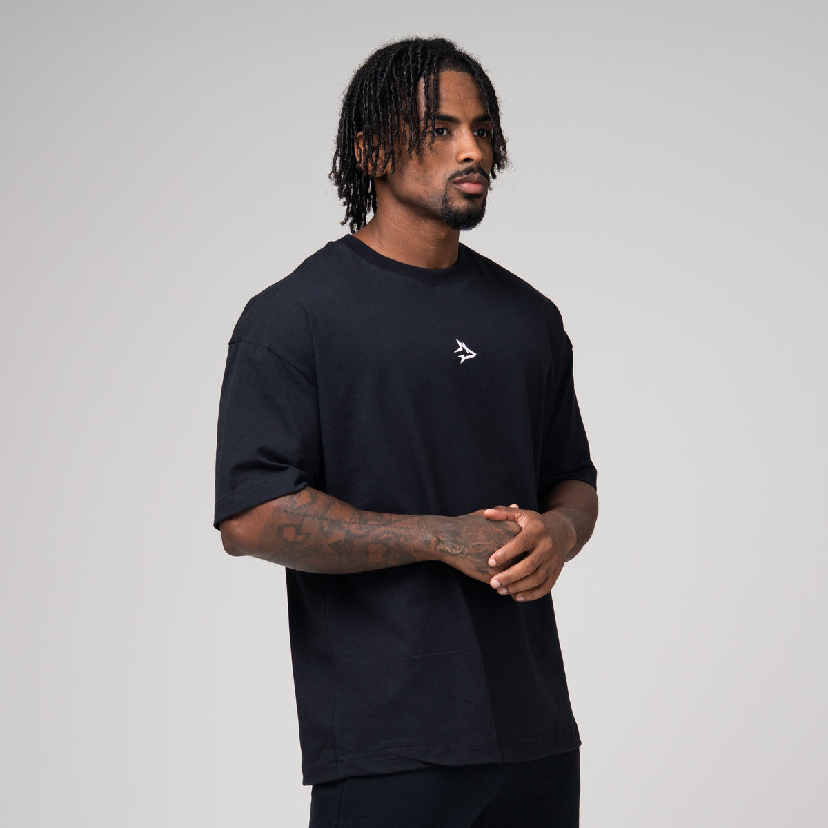 Camiseta Oversized Alfa Preto