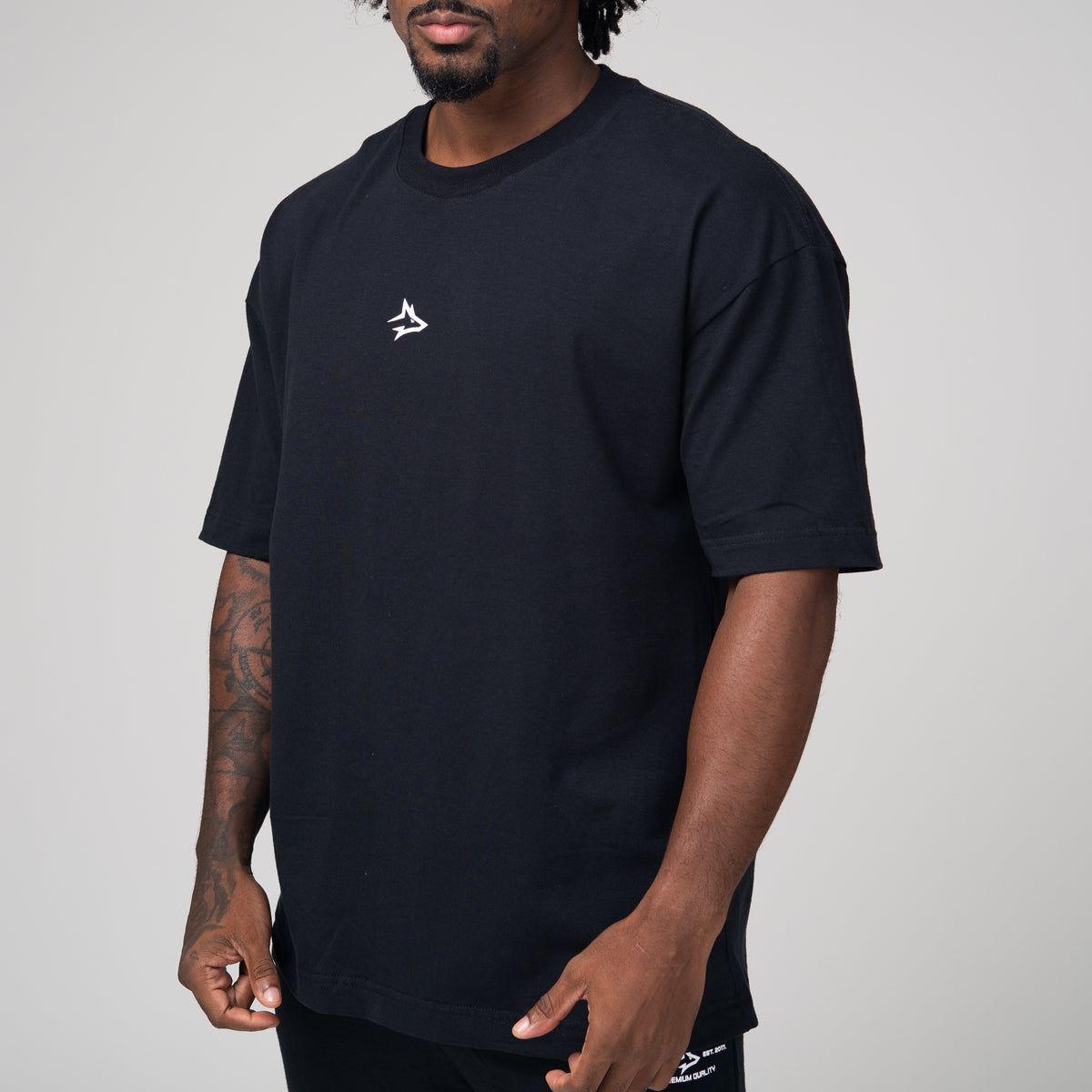 Camiseta Oversized Alfa Preto