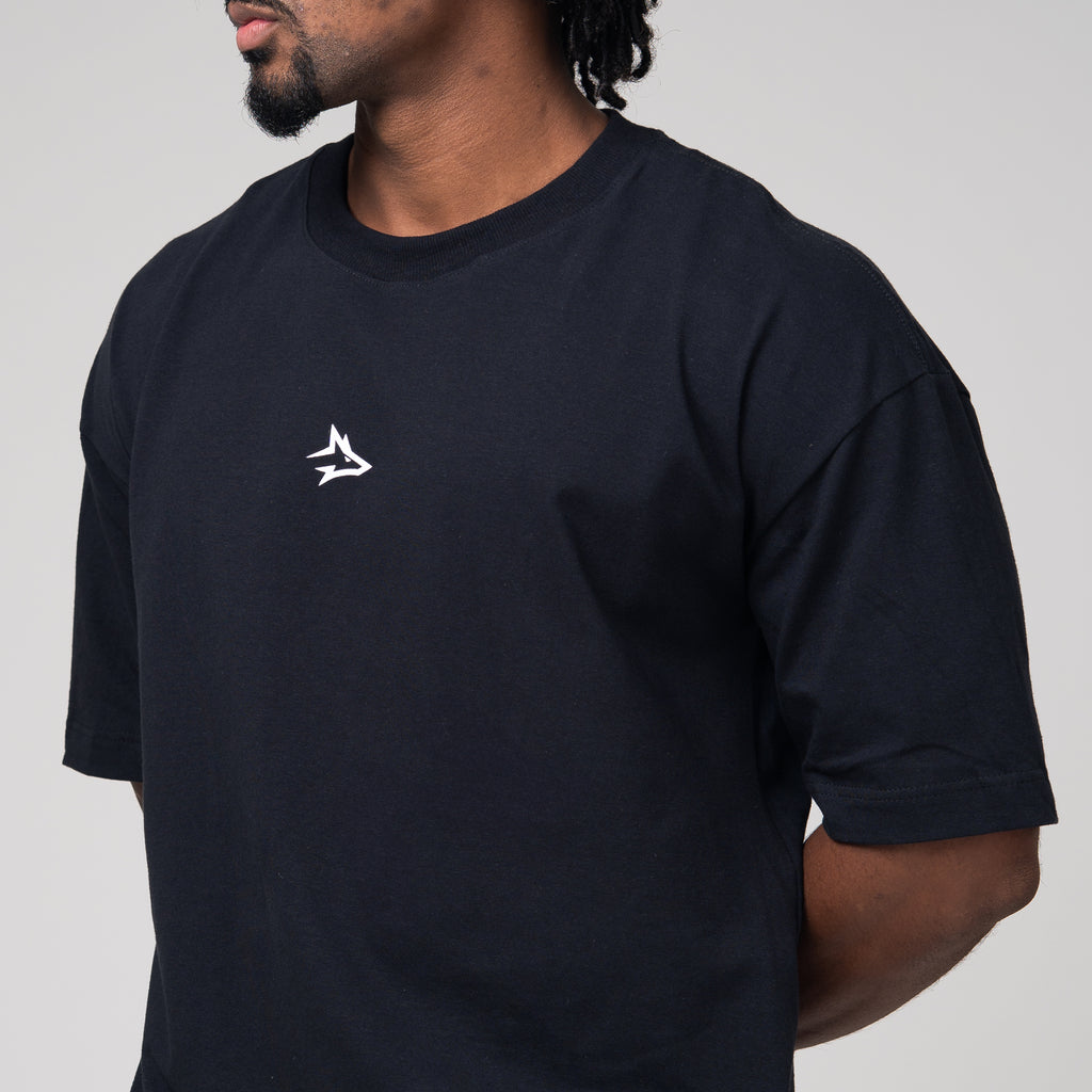 Camiseta Oversized Alfa Preto