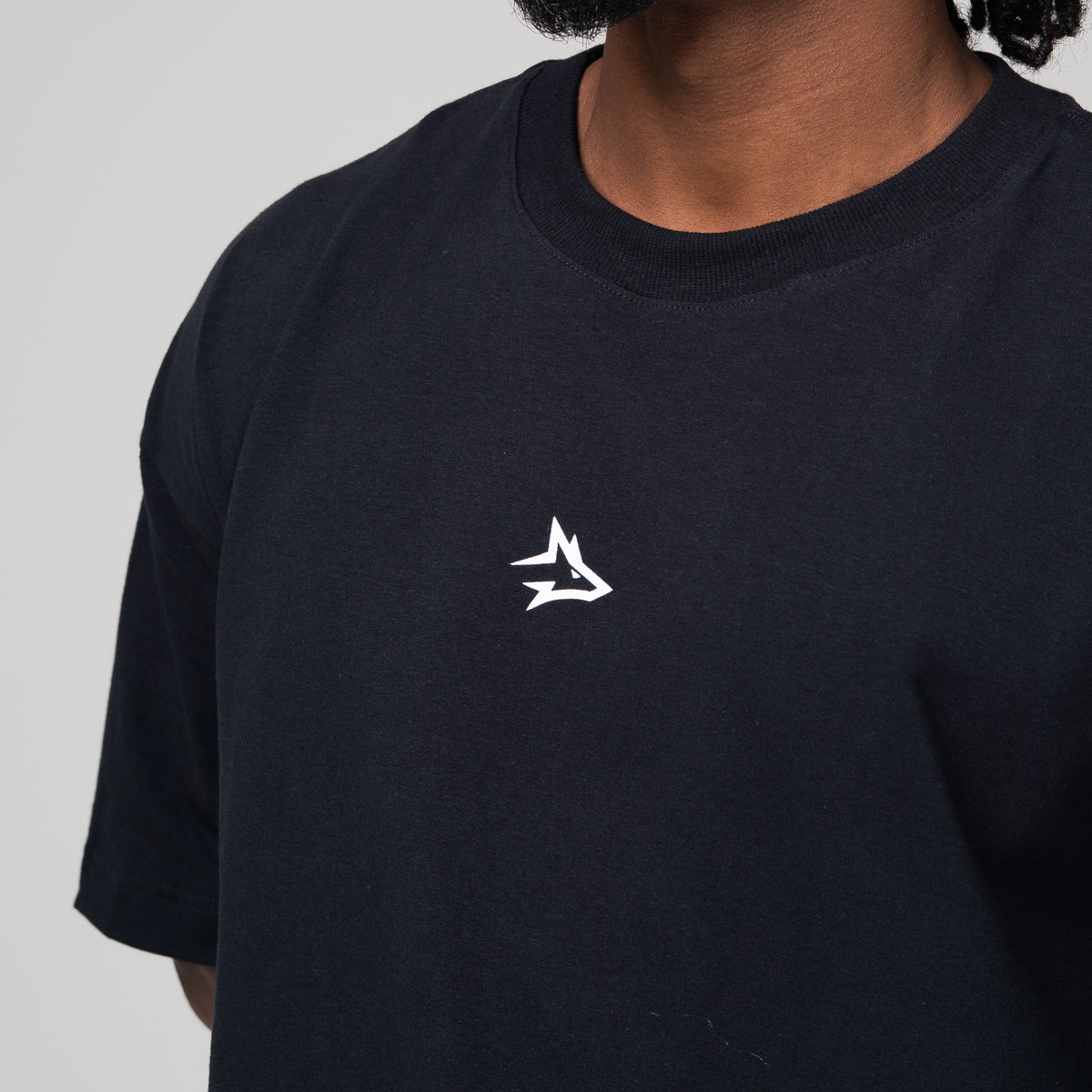 Camiseta Oversized Alfa Preto