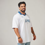 Camiseta Oversized Alpha Club Branco Origem