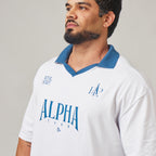 Camiseta Oversized Alpha Club Branco Origem