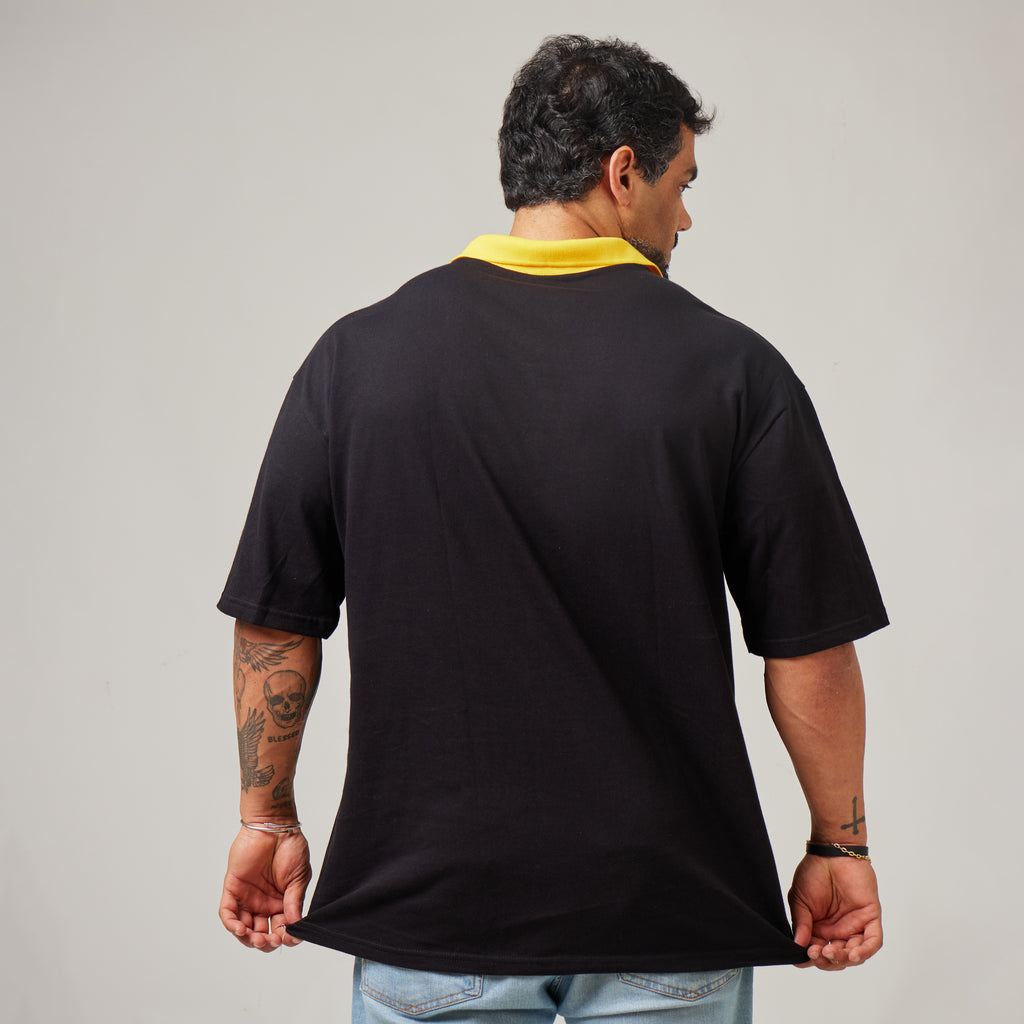 Camiseta Oversized Alpha Club Preto