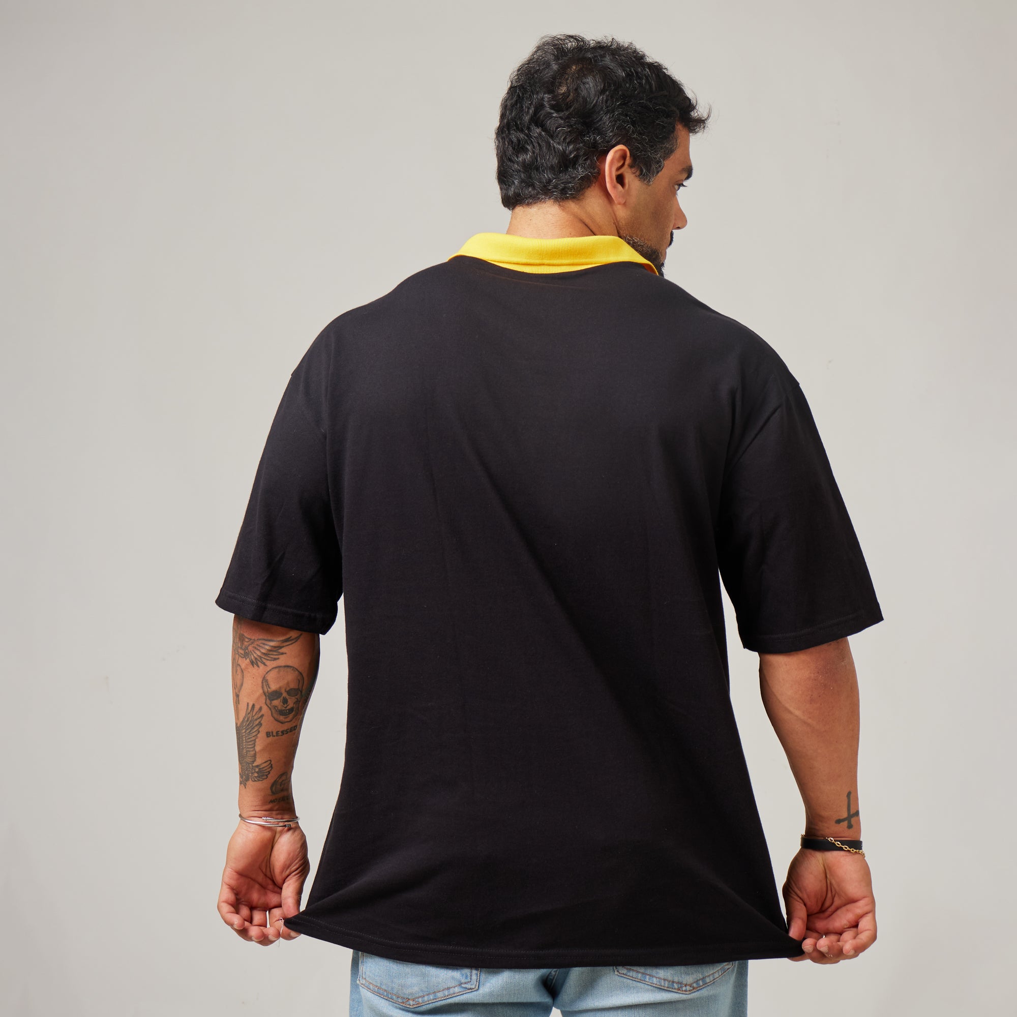 Camiseta Oversized Alpha Club Preto