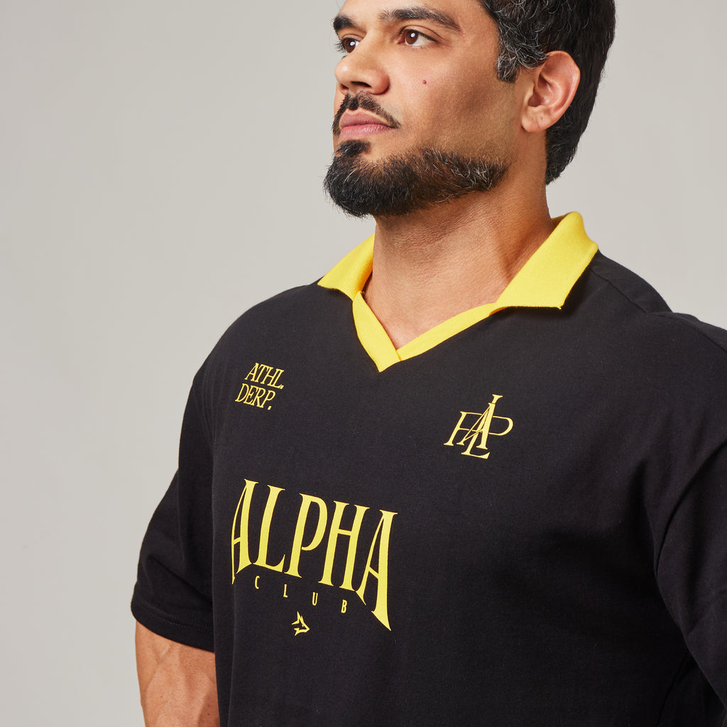 Camiseta Oversized Alpha Club Preto