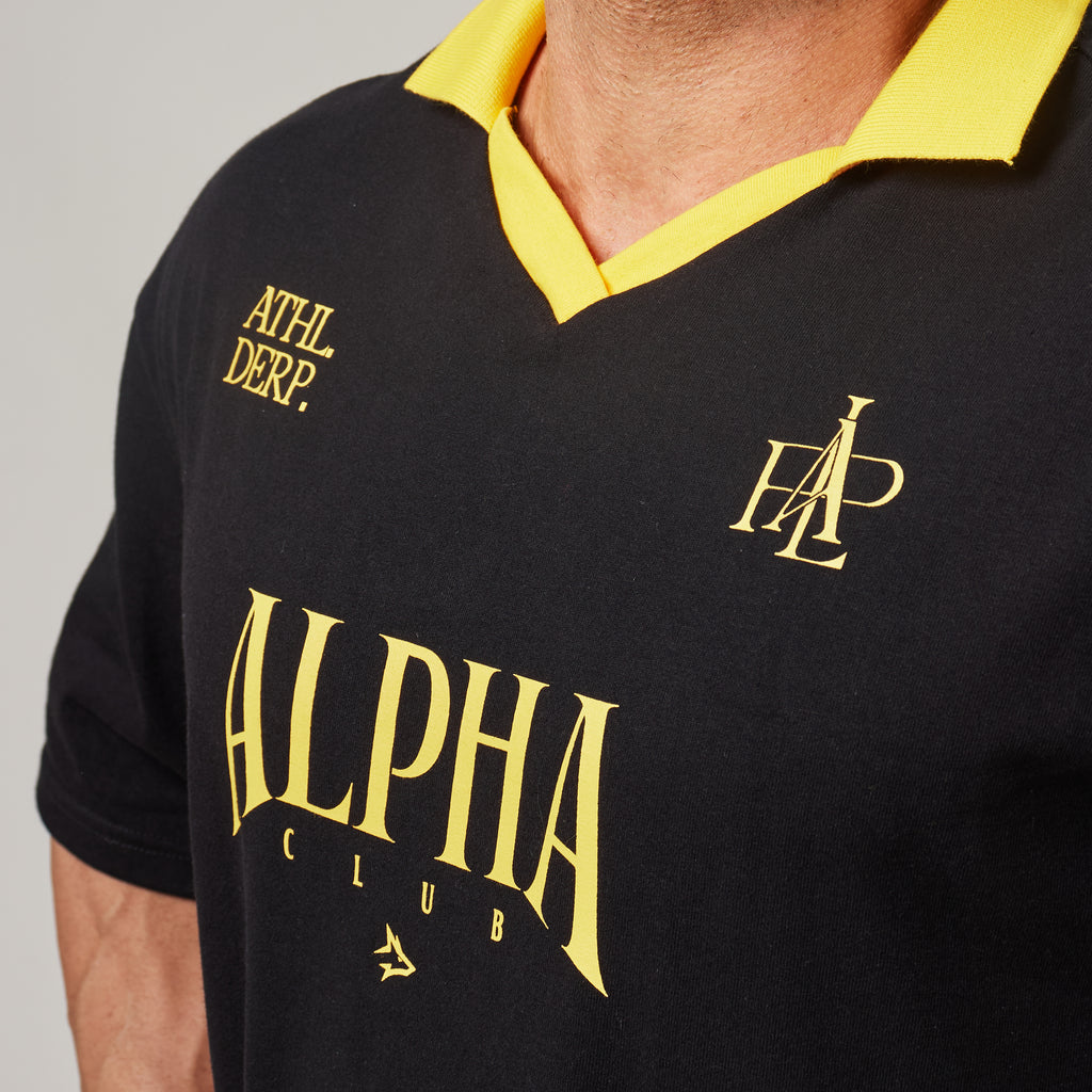 Camiseta Oversized Alpha Club Preto